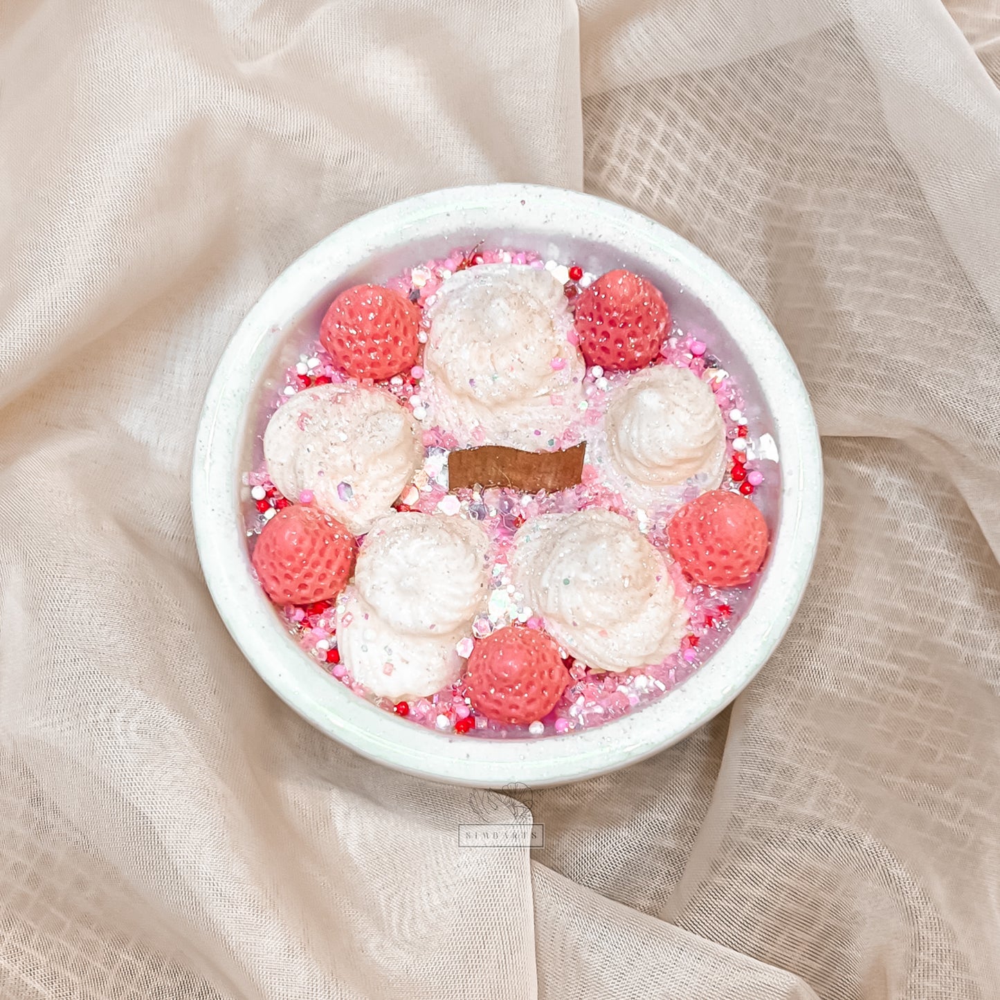 Sparkle Strawberry Cake