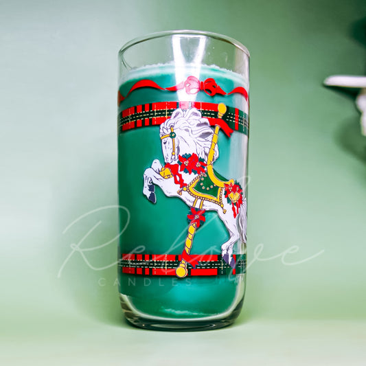 Carousel Horse Glass