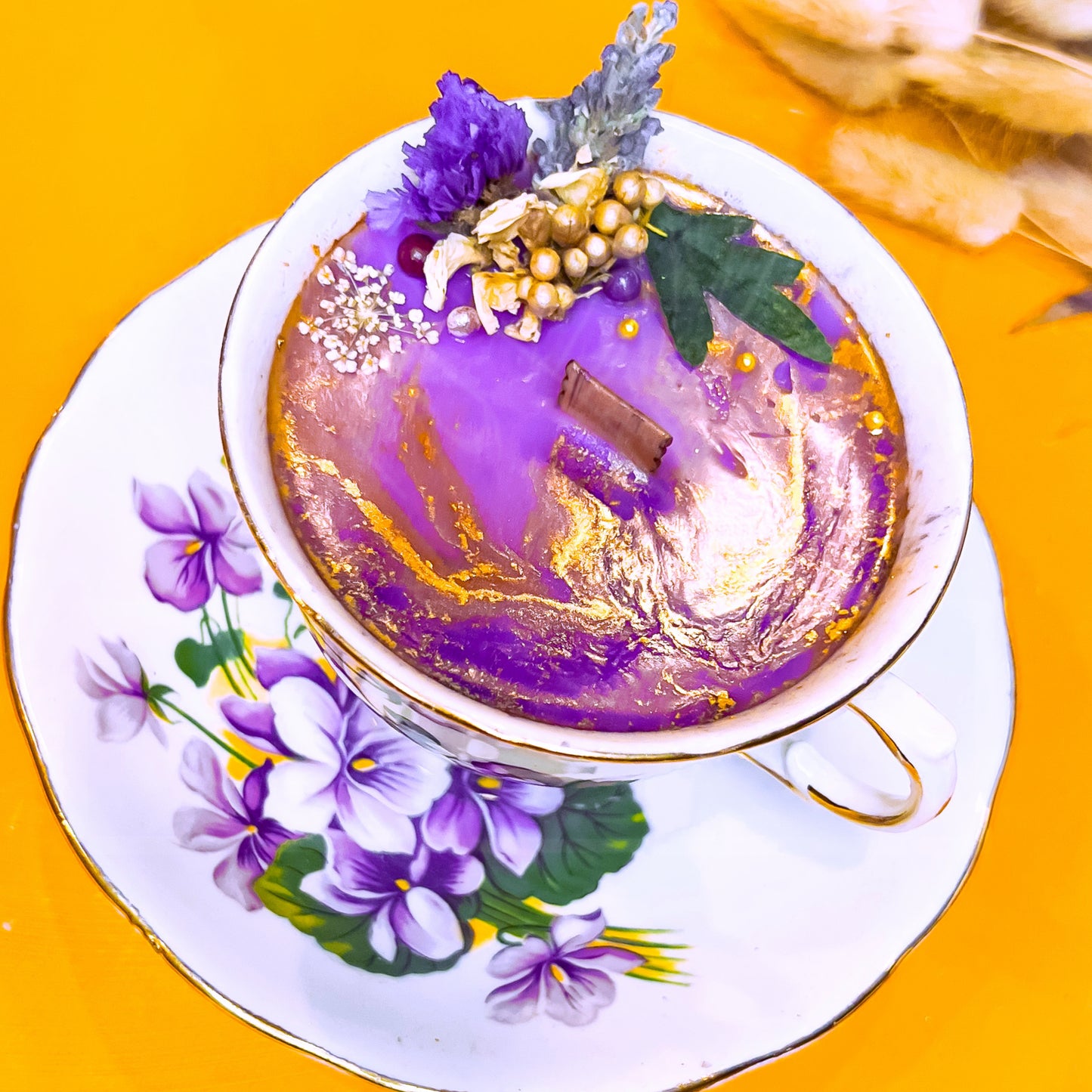 Velvet Saffron TeaCup