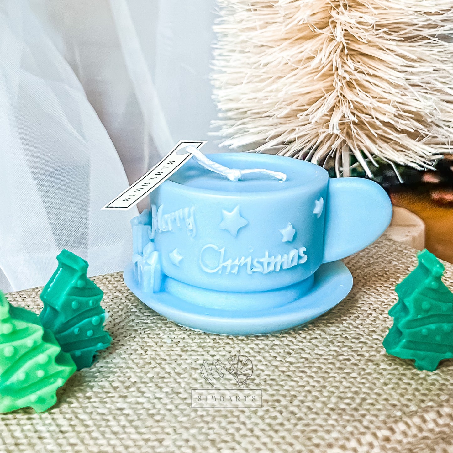 Merry Christmas Teacup mold