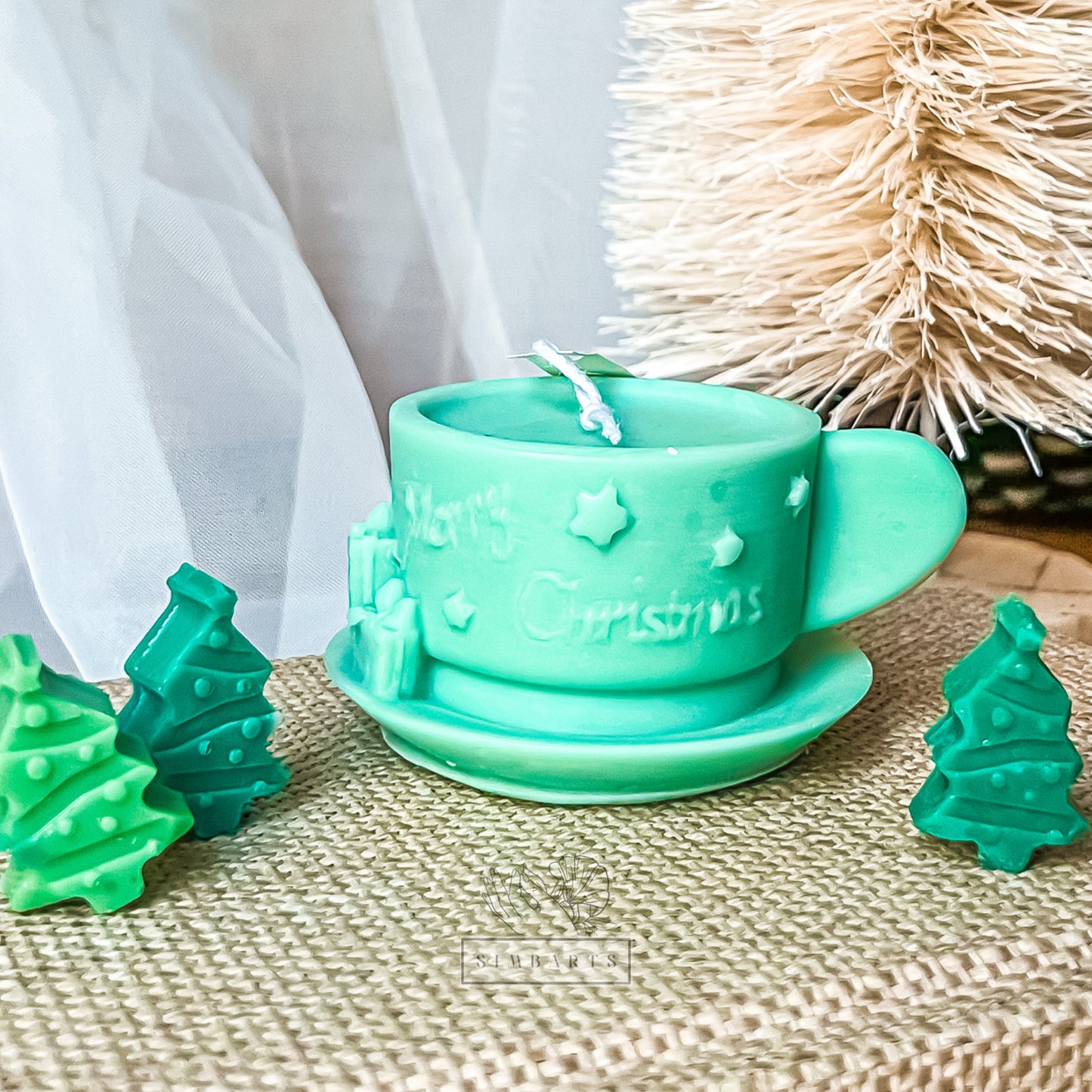 Merry Christmas Teacup mold